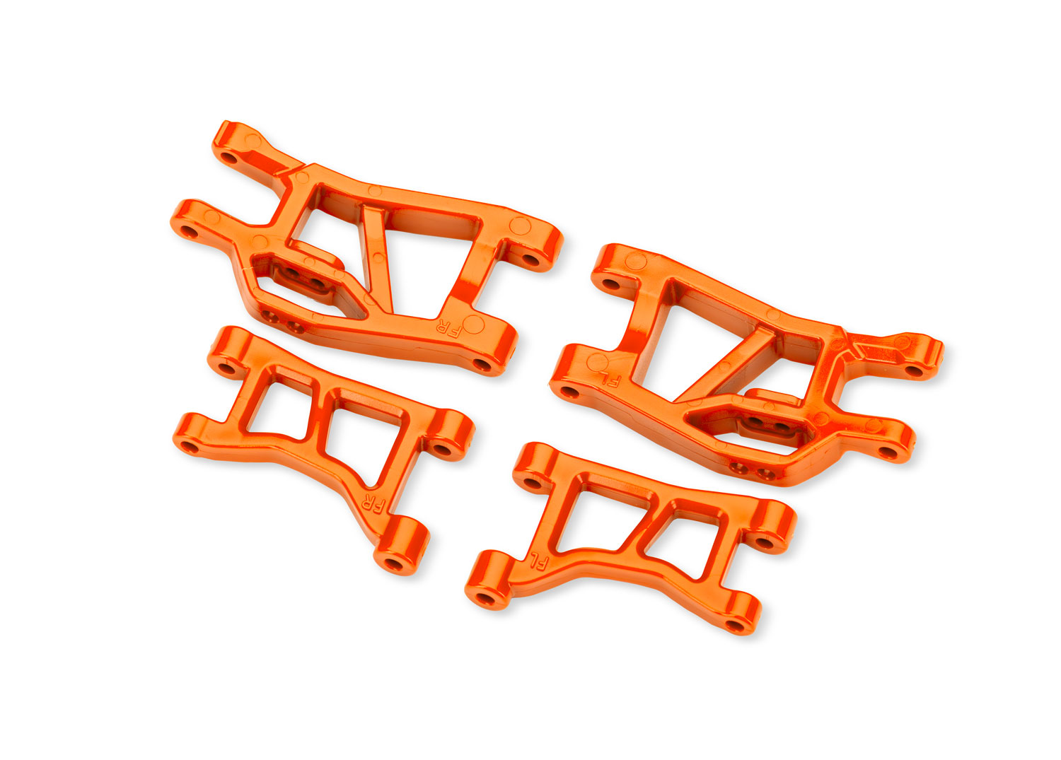 10831-ORNG Orange Front Upper & Lower Suspension Arms (L&R)