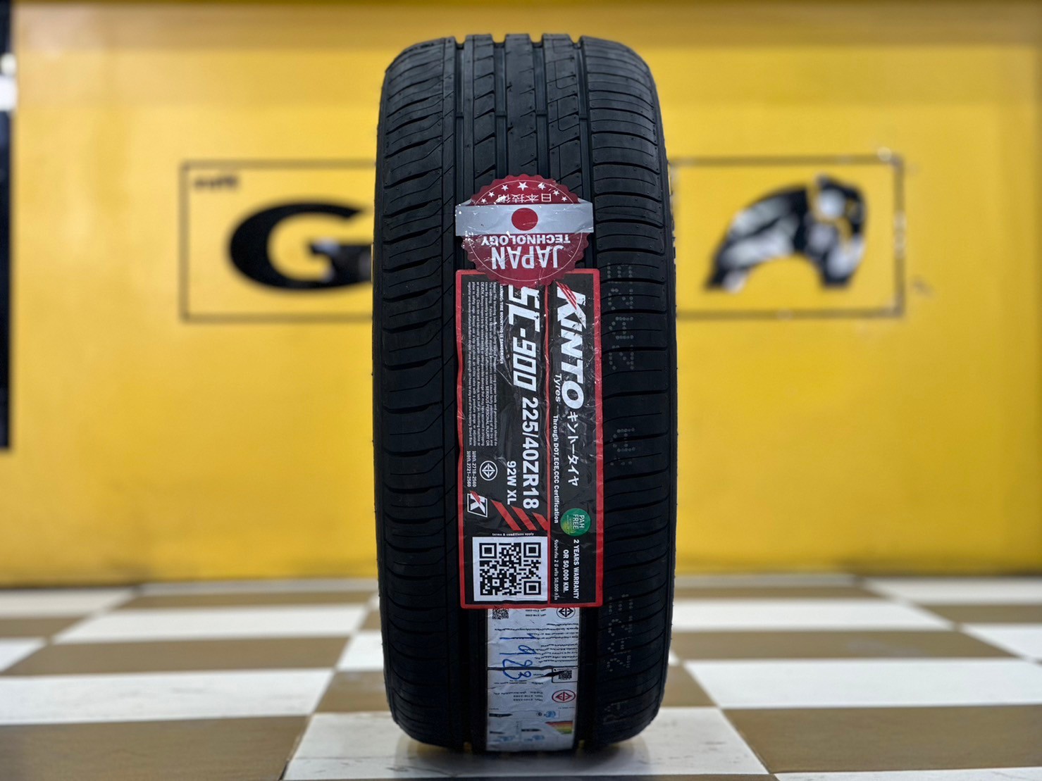 KINTO SC900 225/40R18 ยางใหม่ปี2023
