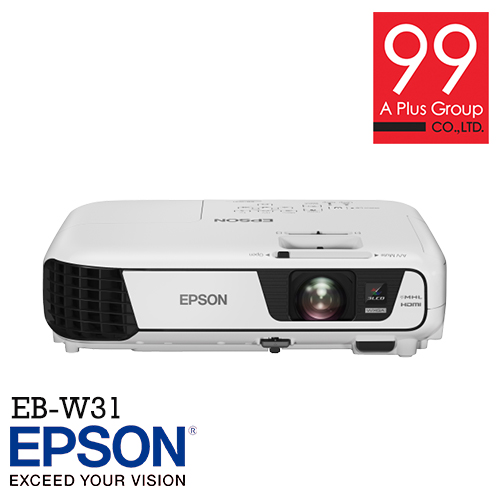 โปรเจคเตอร์ EPSON EB-W31 WXGA resolution High-quality Versatile projector
