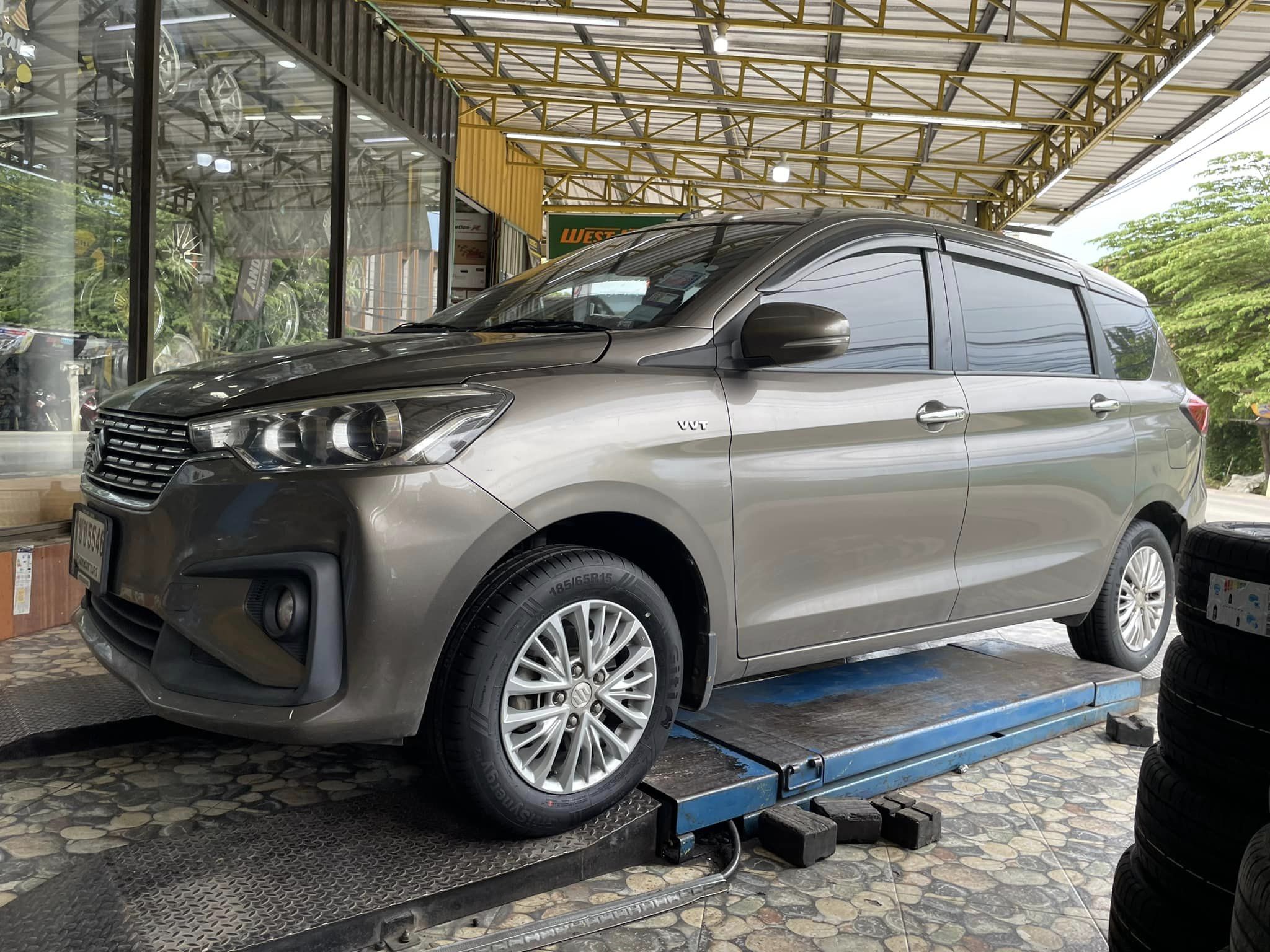 🚘 #SUZUKI_ERTIGA 🛞 #ติดตั้งยางจีที 🛞#Giti Synergy H2 185/65R15 ยางใหม่ปี2024