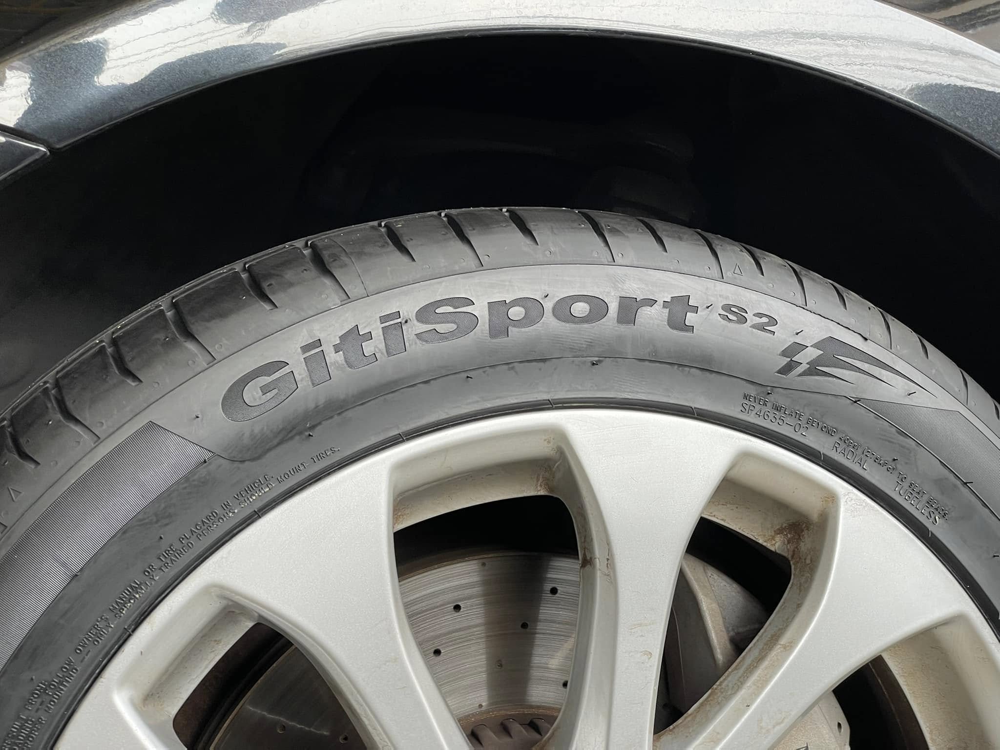 BENZ_E220d เปลี่ยนยาง❗️ #GITI_SportS2_245/45R18 ยางสมรรถนะการขับขี่สูง