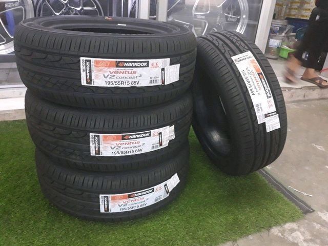 ยางใหม่ปี18 Hankook v2 195/50R15 195/55R15