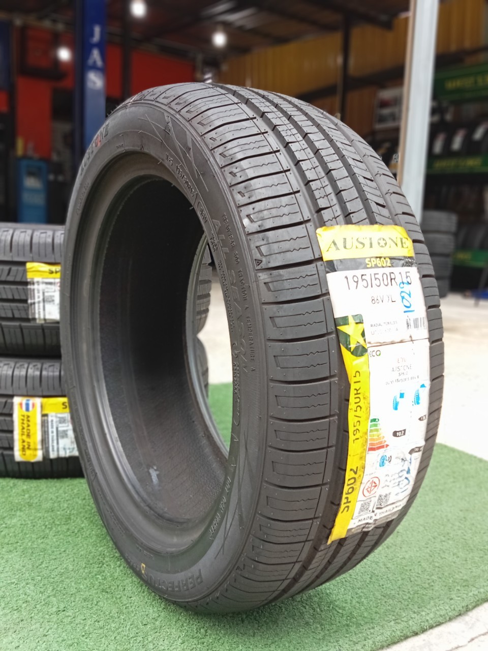 ยางใหม่ AUSTONE SP602 195/50R15 ยางผลิตไทย ยางใหม่ปี2022 (มี1 เส้น )