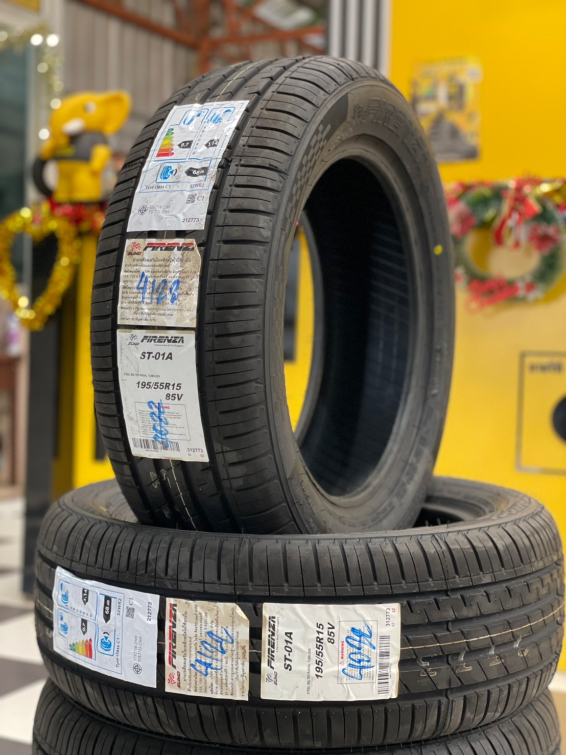 #FIRENZA #ST-01A 195/55R15 ยางใหม่ปี2022