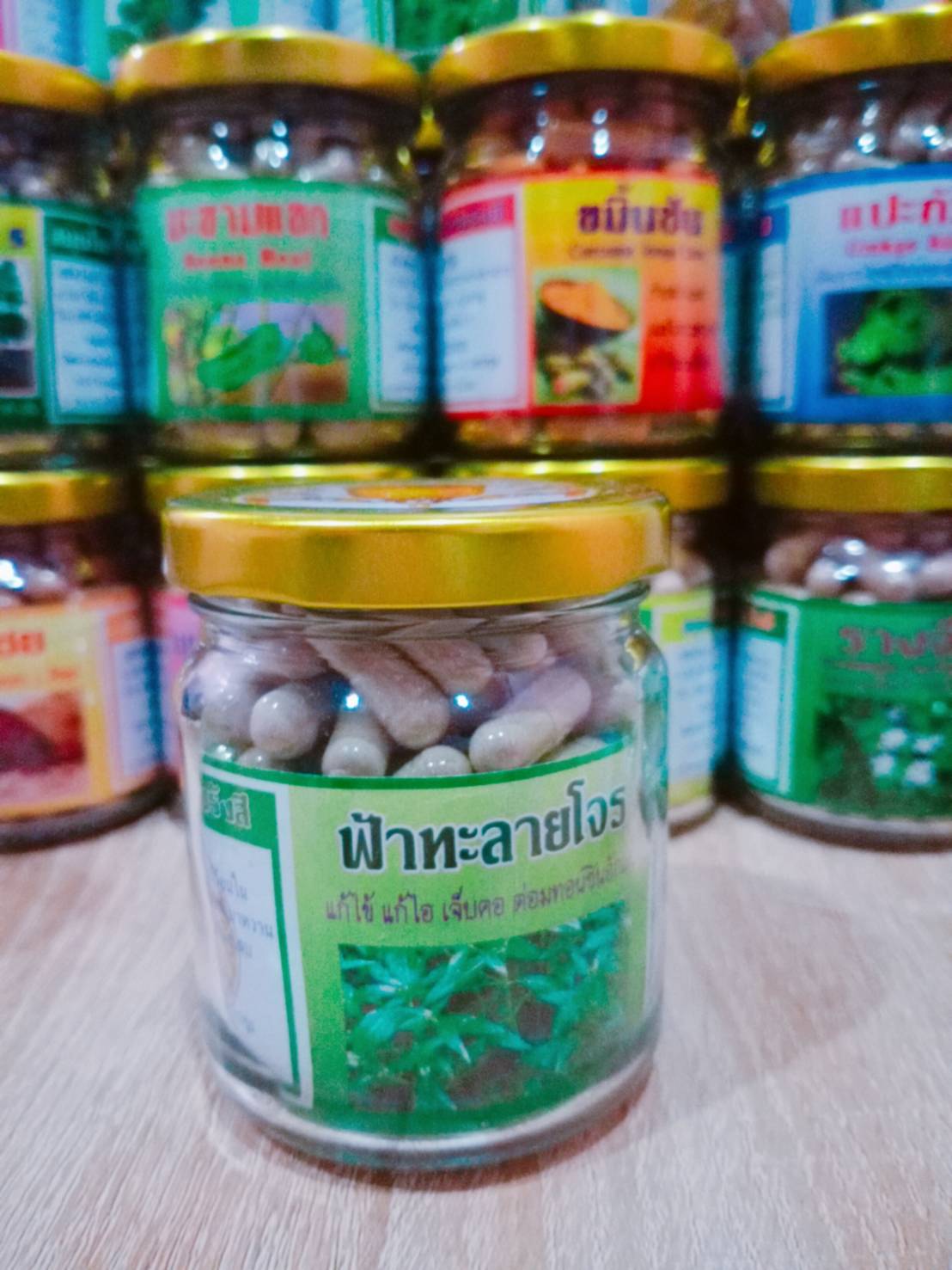 ฟ้าทะลายโจร สมุนไพรพรหมรังสี