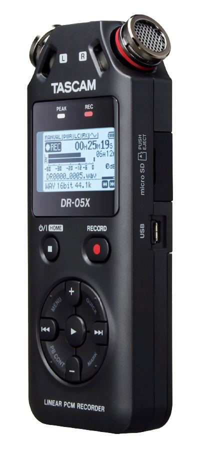 TASCAM DR-05X 2-Channel Portable Handheld Recorder