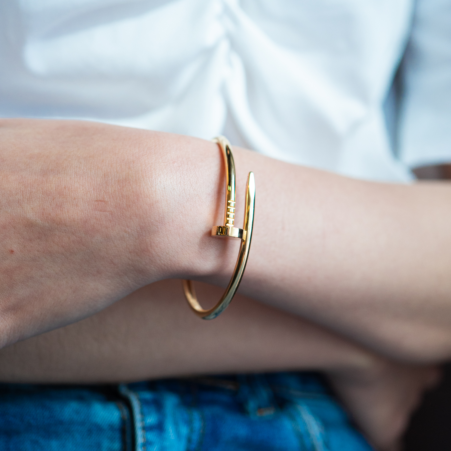 กำไล Cartier Juste un Clou Bracelet ทองคำ18K ไซส์ 15# (Used) +กล่องและการ์ดไทย2022