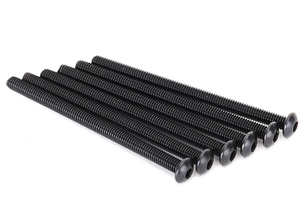 2516 Screws, 3x45mm button-head machine (hex drive) (6)