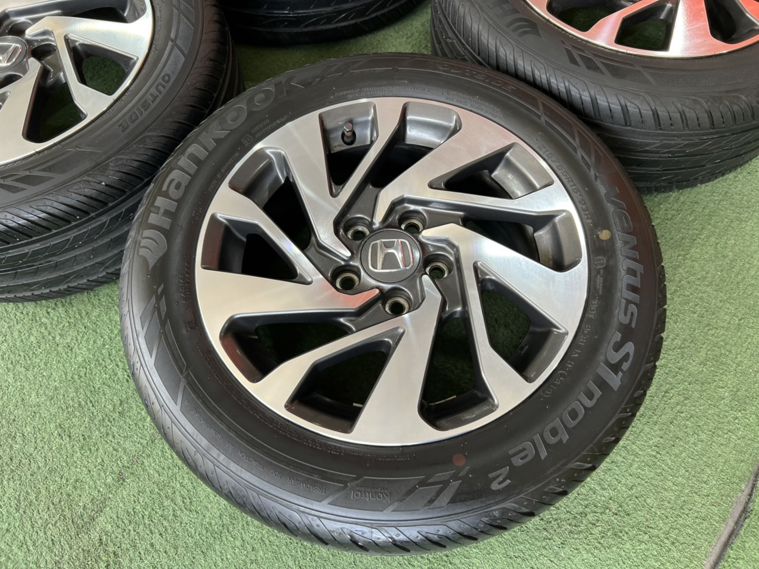 ล้อเดิม Honda Civic ขอบ16 พร้อมยาง Hankook S1 215/55/R16