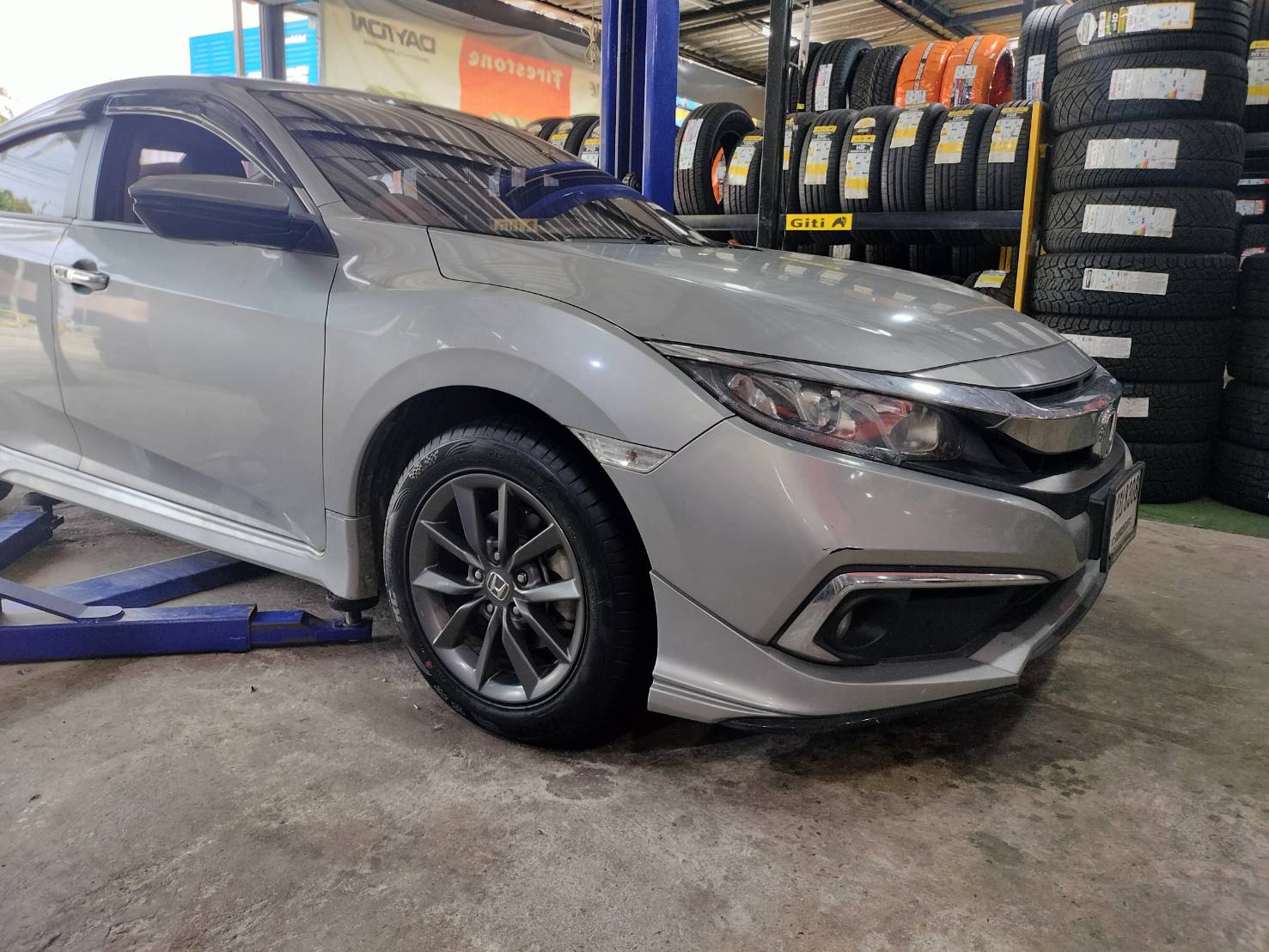 🚘#HONDA_CIVIC เปลี่ยนยาง 🛞 #OTANI_KC2000_215/55R16