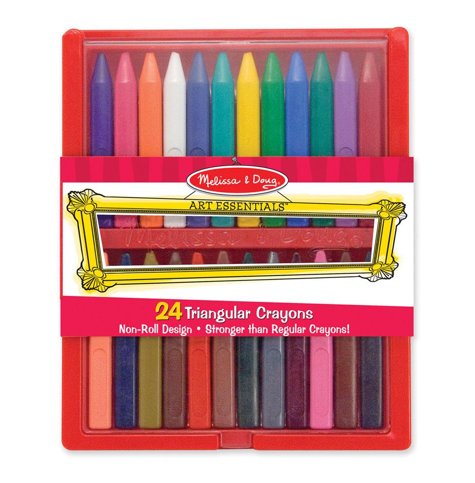 4136- 24 Triangular Crayons
