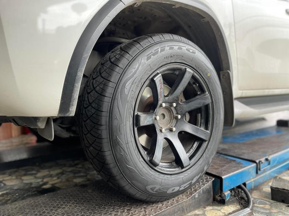 #TOYOTA_FORTUNER เปลี่ยนยาง 🛞#NITTO_NT420SD_265/60R18