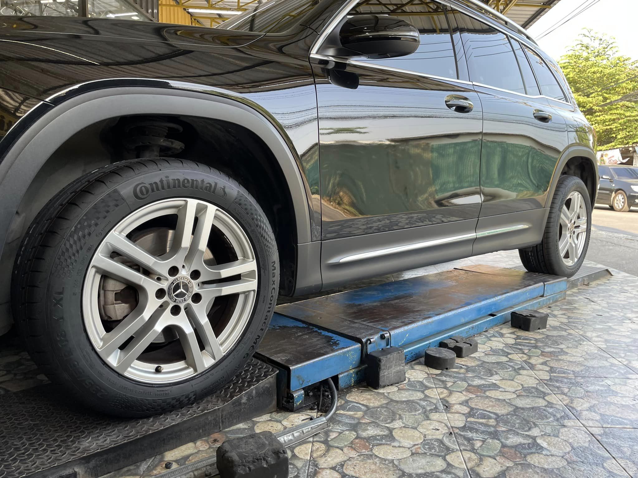 BENZ GLB200 เปลี่ยนยาง 🛞🐘#Continental #MC6 235/55R18