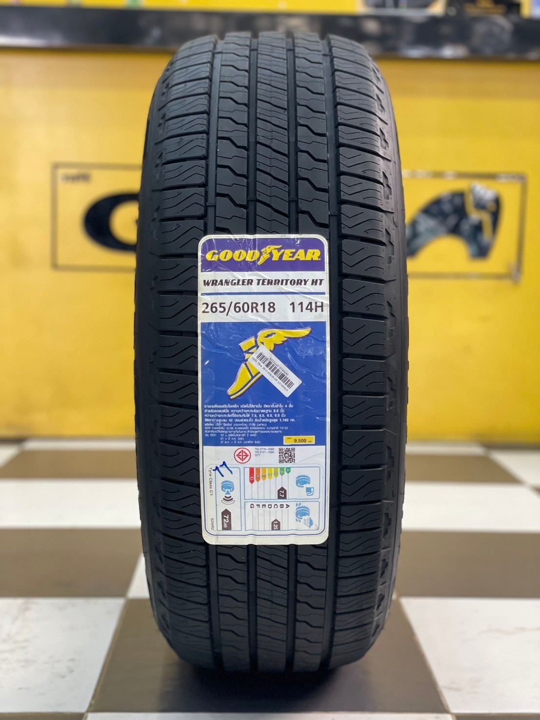 ยางใหม่กู๊ดเยียร์ GOODYEAR WRANGLER TERRITORY HT 265/60R18 ยางใหม่ปี2024