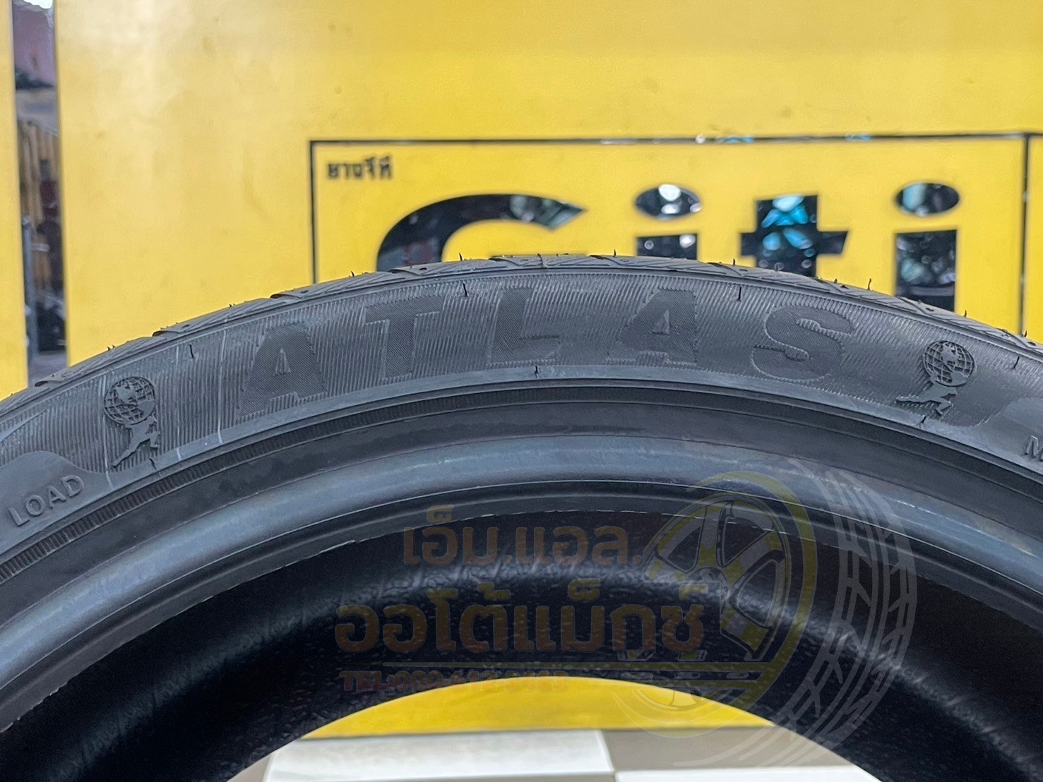ยางใหม่ Atlas UHP 265/35R18 ยางใหม่ปี2024