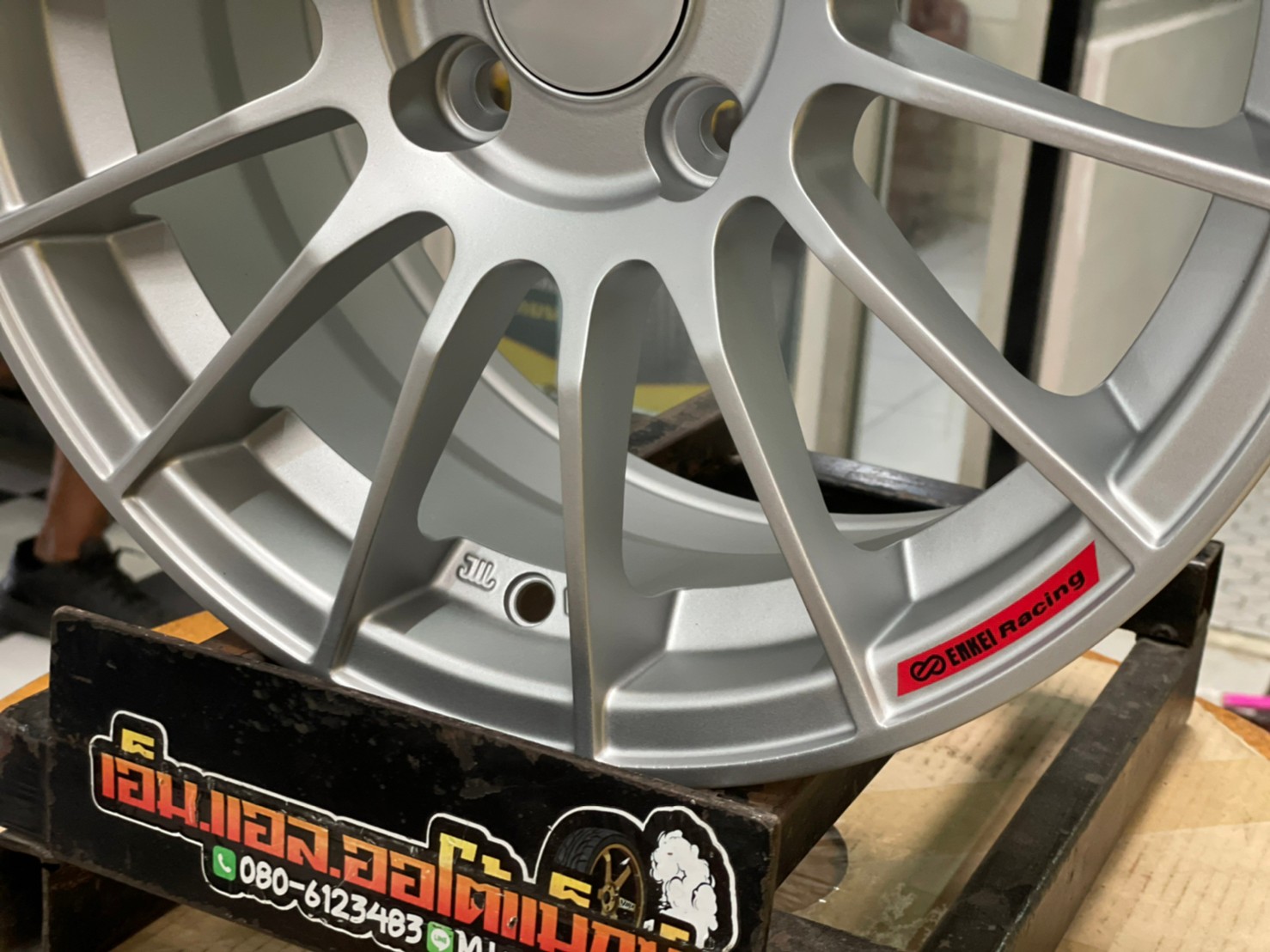 ล้อแม็กซ์ใหม่ขอบ15 RS05RR สีบรอนซ์ซิลเวอร์ กว้าง7ออฟ35 4รู100 SSW