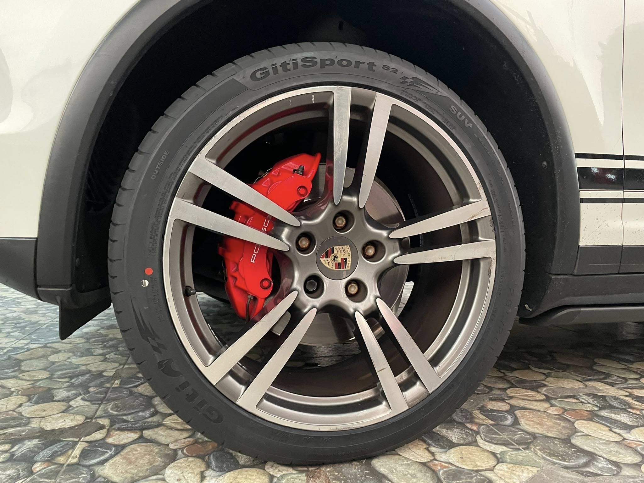 🛞#PORSCHE_CAYENNE🚘เปลี่ยนยาง จีที ยางสปอร์ตสมรรถนะสูง 🛞🐘#GITI_SportS2_295/35R21