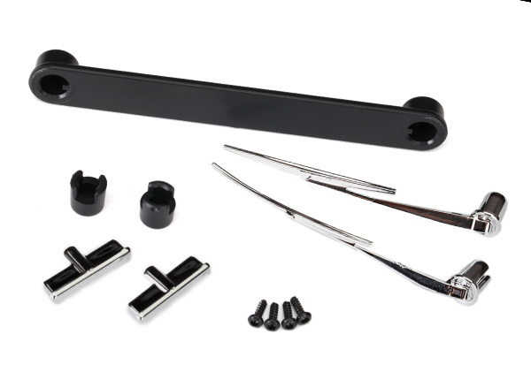 8075 Door handles, left & right/ windshield wipers, left & right/ retainers (3)/ 1.6x5 BCS (self-tapping) (4)