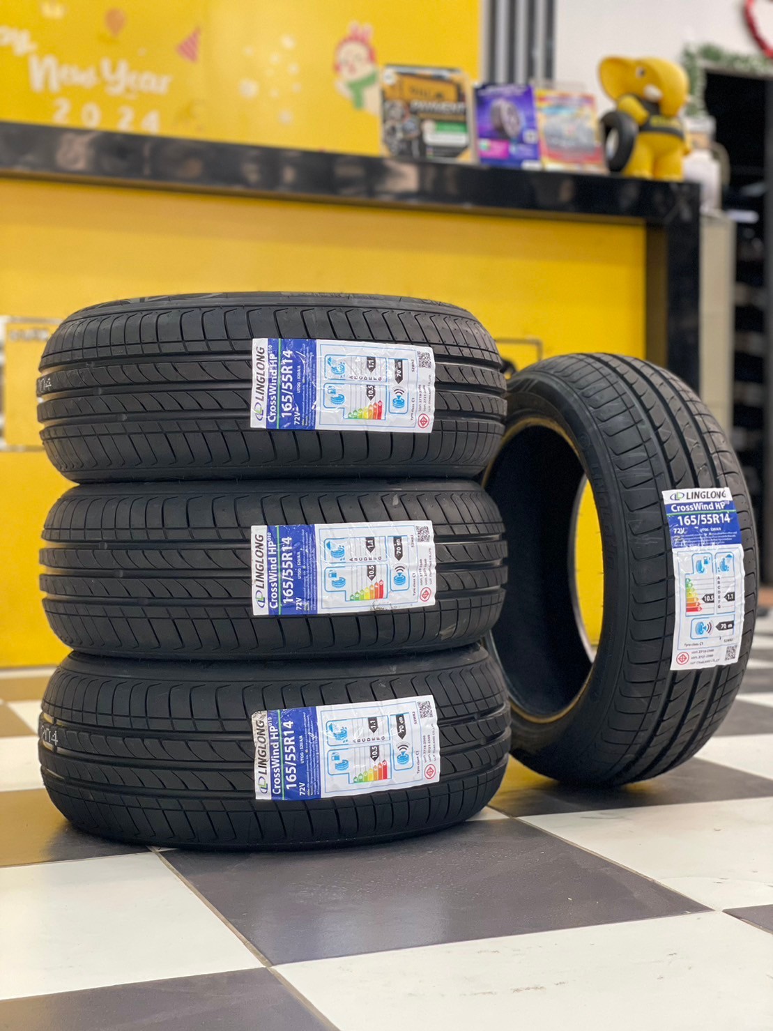 ยางใหม่ #LINGLONG_CROSSWIND_HP 165/55R14 ยางใหม่ปี2023