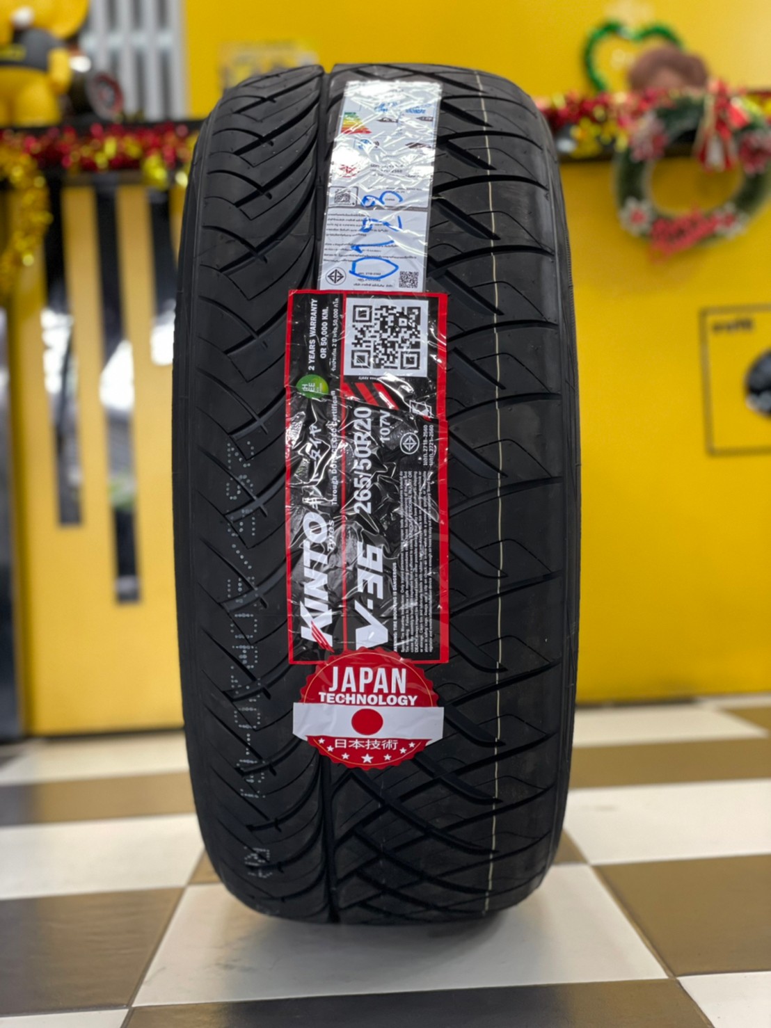 KINTO V36 265/50R20 ยางใหม่ปี2023
