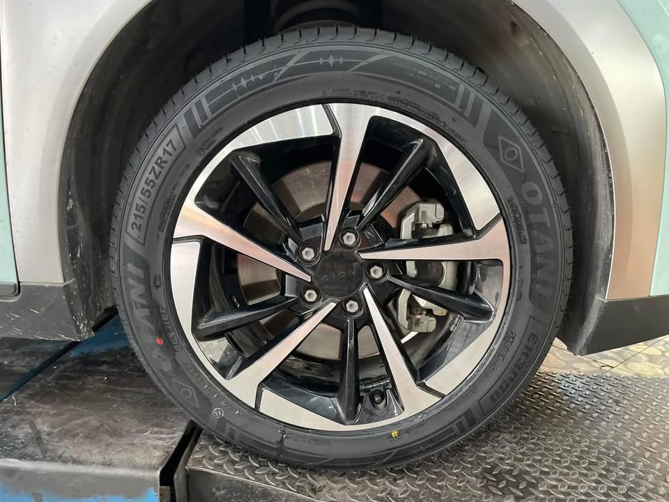 🙏 #ขอบพระคุณลูกค้ามากๆค่ะไว้วางใจใช้บริการเอ็มแอลออโต้แม็กซ์ 🚘 #AION_Y🛞 #OTANI #EK3000 215/55R17