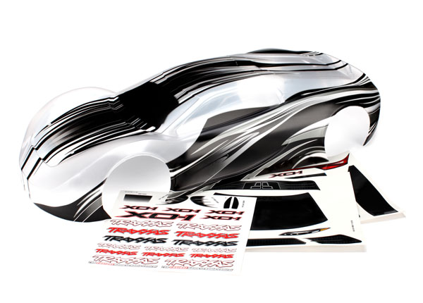 6412 Body, XO-1®, ProGraphix® (graphics are printed, requires paint & final color application) / wing / wing uprights (2) / washers (2) / decals