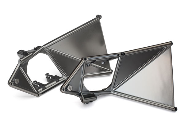 8534X Mounts, suspension arm, upper (front) (left & right) (satin black chrome-plated)