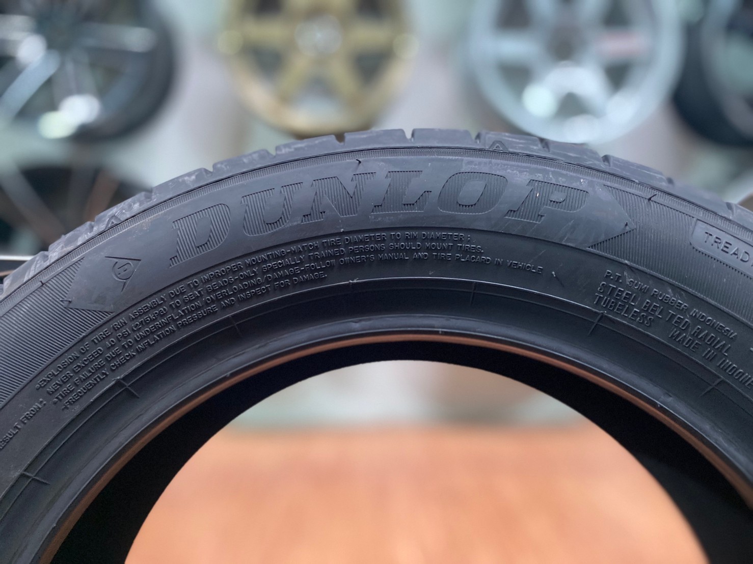 185/60R15 DUNLOP SP TOURING R1 ยางใหม่ปี2020