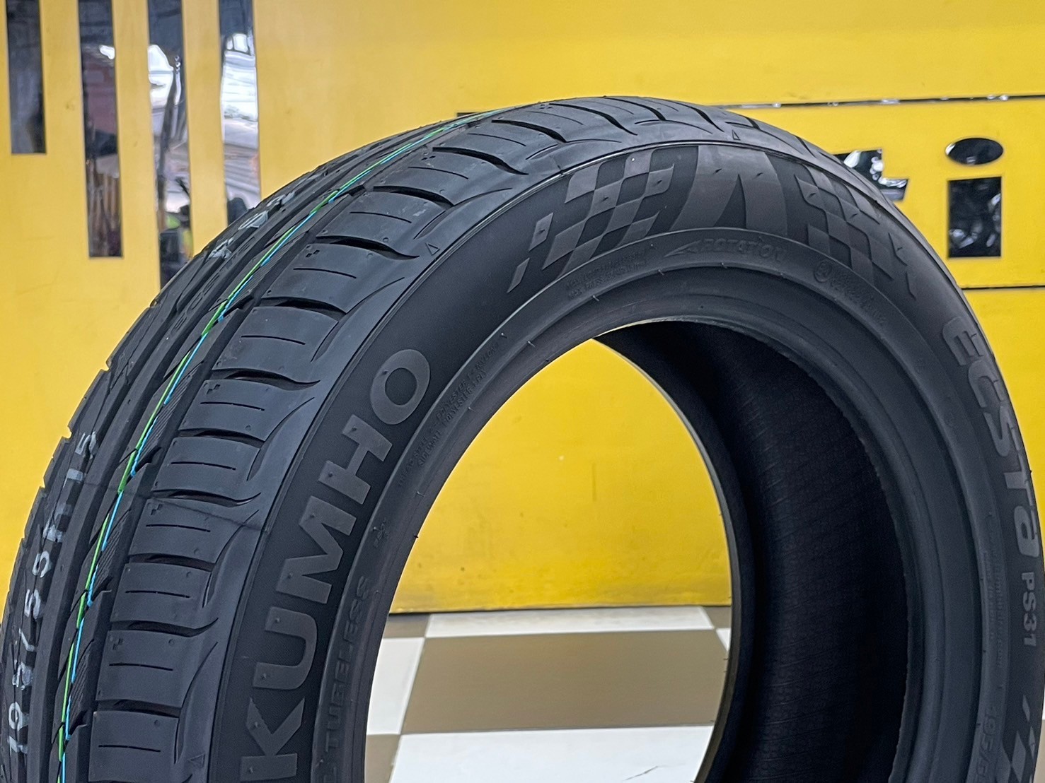 ยางใหม่ #KUMHO #PS31 195/55R15 ยางใหม่ปี2024