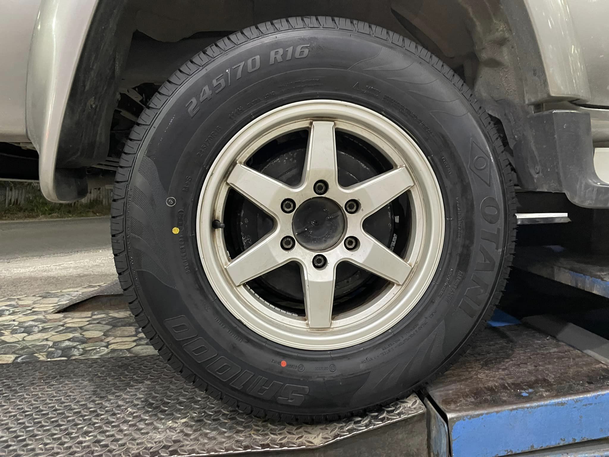 🚘 #TOYOTA_SPORT #RIDER เปลี่ยนยาง #OTANI #SA1000 245/70R16