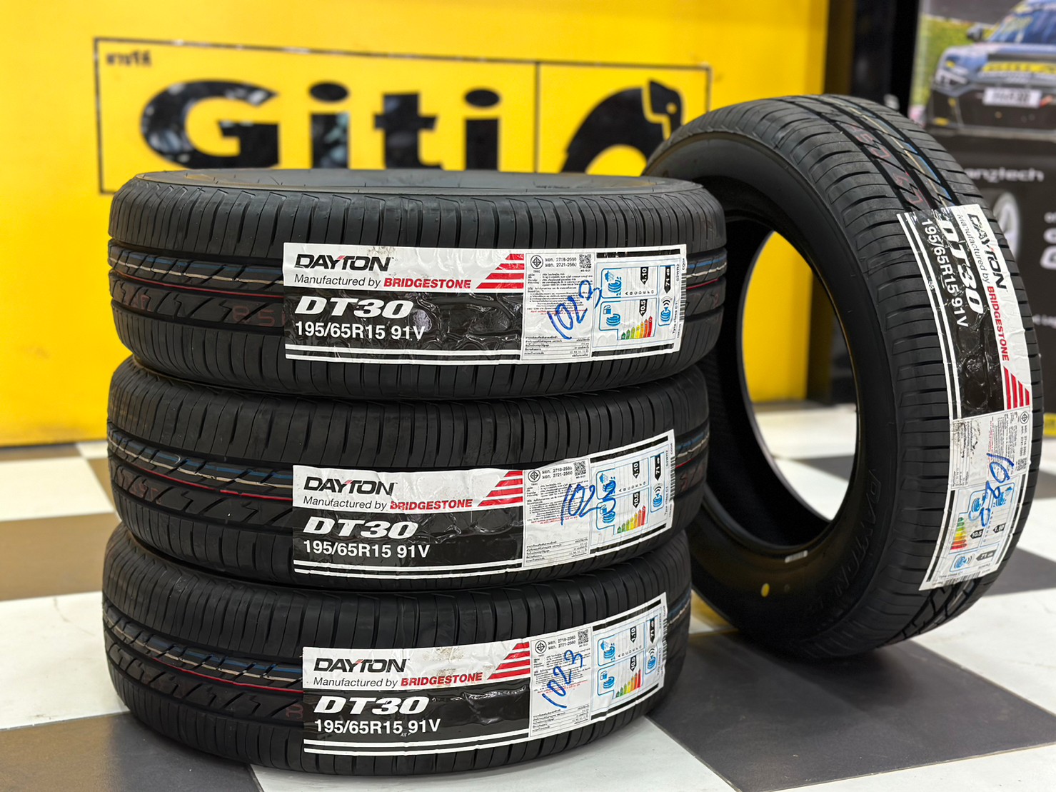 ยางโปรโมชั่นพิเศษ 195/65R15 Dayton ผลิตโดยบริดจสโตน🇹🇭 ยางใหม่ปี2023