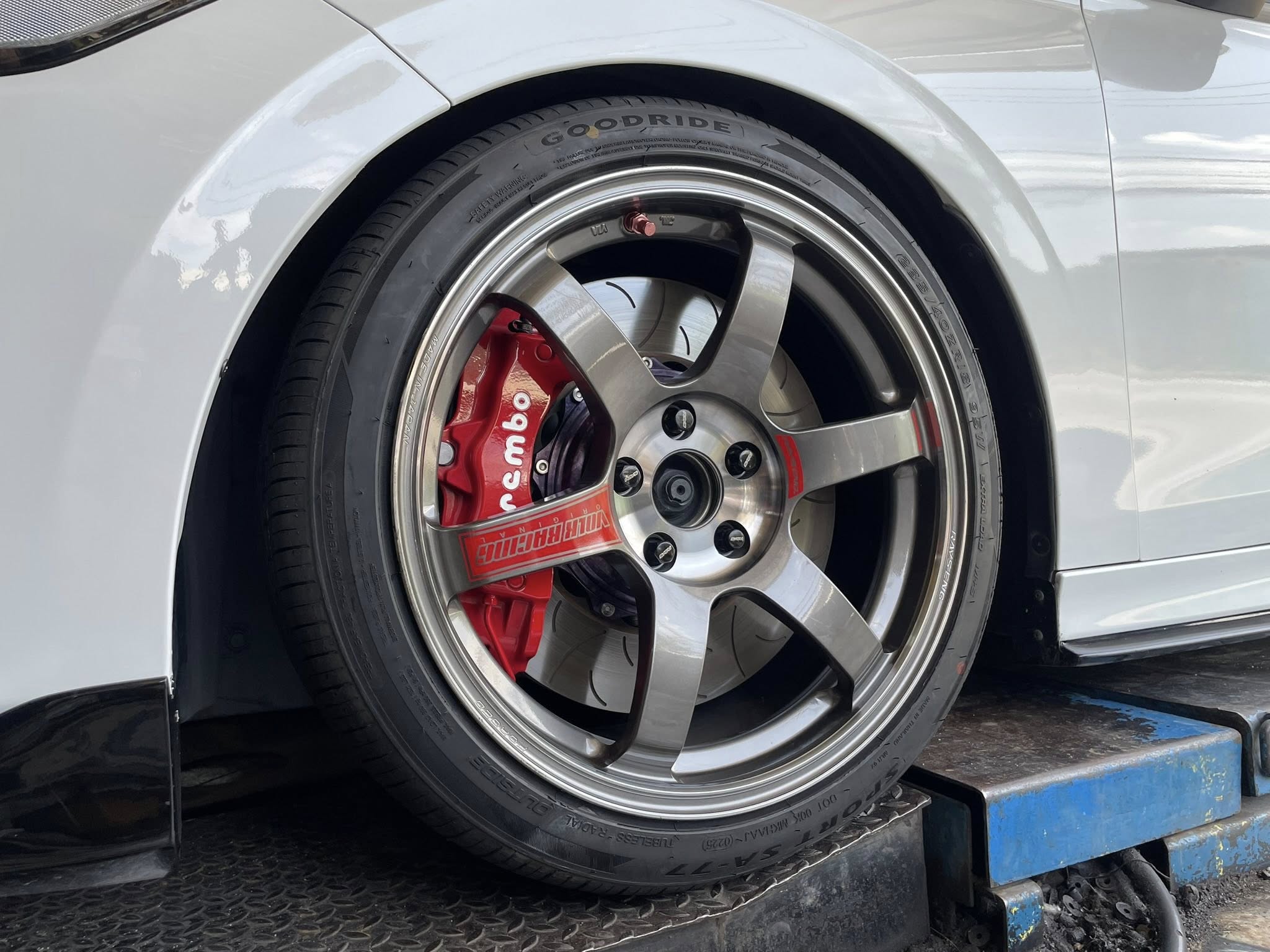 HONDA_CIVIC 🚘เปลี่ยนยาง 🛞🐘#GOODRIDE_SA77_235/40R18