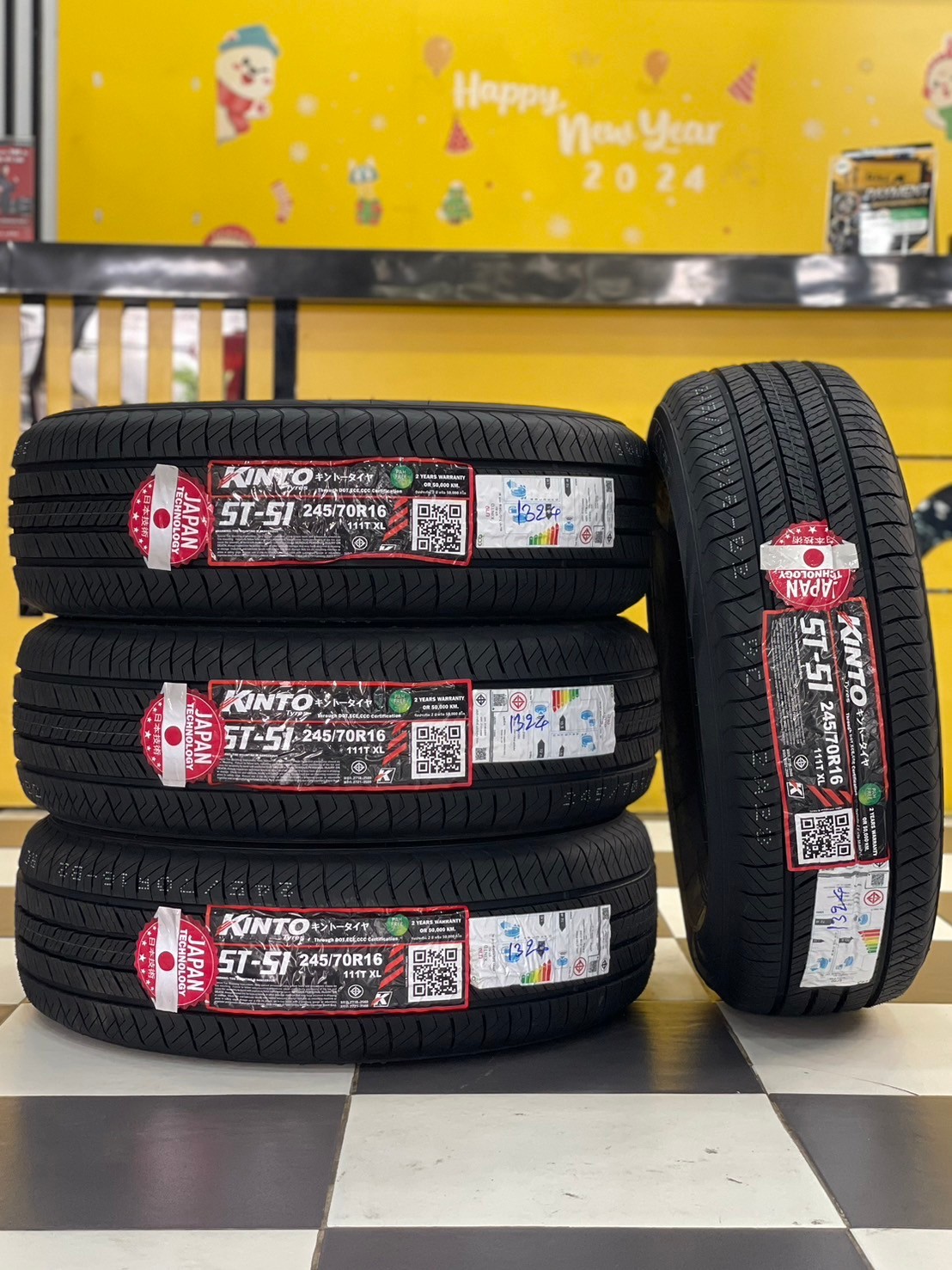 ยางใหม่คินโต๊ะ KINTO ST-51 245/70R16 ยางใหม่ปี2024