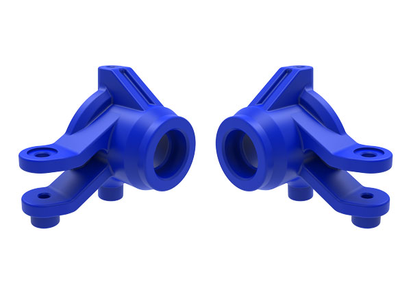 10736-BLUE Steering blocks, left & right (blue)