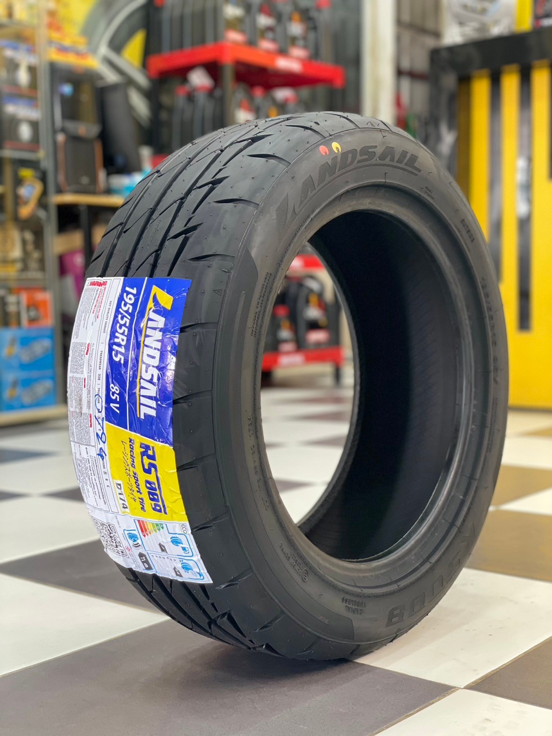 ยางลายซิ่ง 🔥🔥🔥#Landsail #RS009 195/55R15👍ยางใหม่2024
