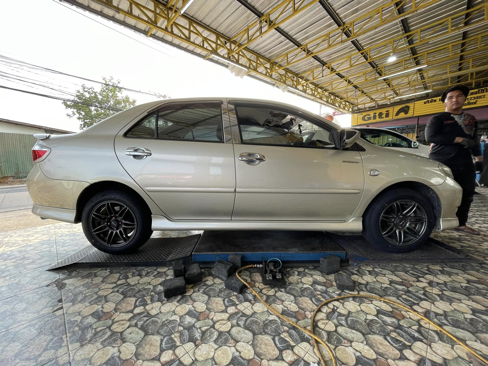 🚘 #TOYOTA_VIOS🛞เปลี่ยนยาง #OTANI #EK1000 185/60R15