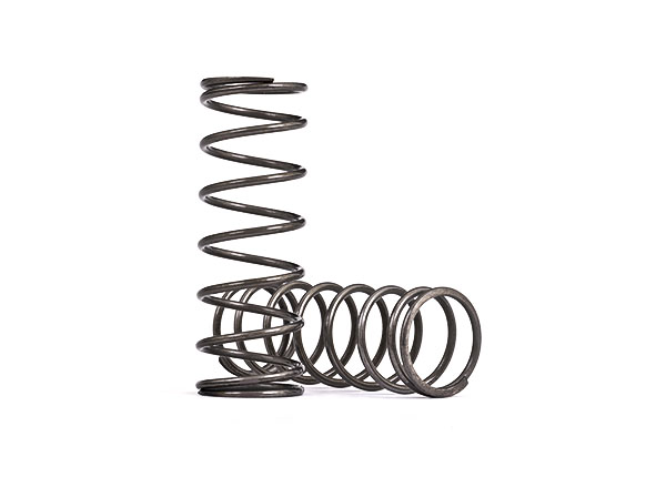 7859 Springs, shock, medium (natural finish) (GTX) (3.445 rate, tan stripe) (2)