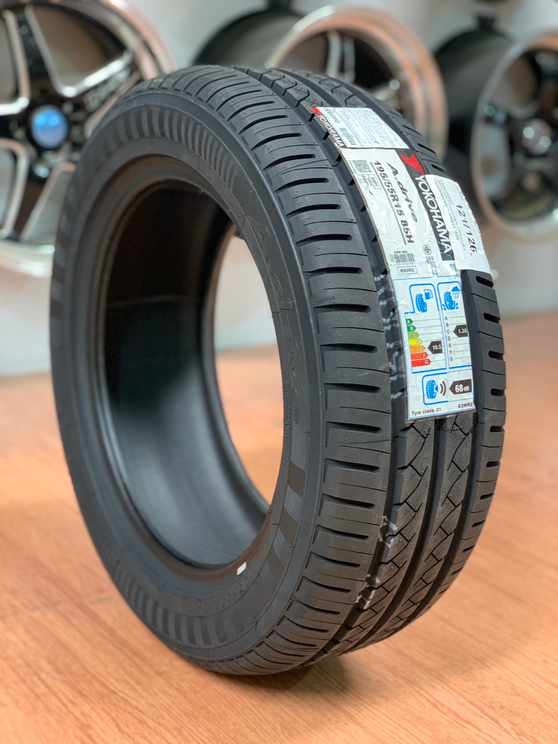 YOKOHAMA A-Drive 195-55R15 ยางใหม่ปี2021 ยางคุณภาพดีนุ่มเงียบ ยางสายพันธุ์ญี่ปุ่น