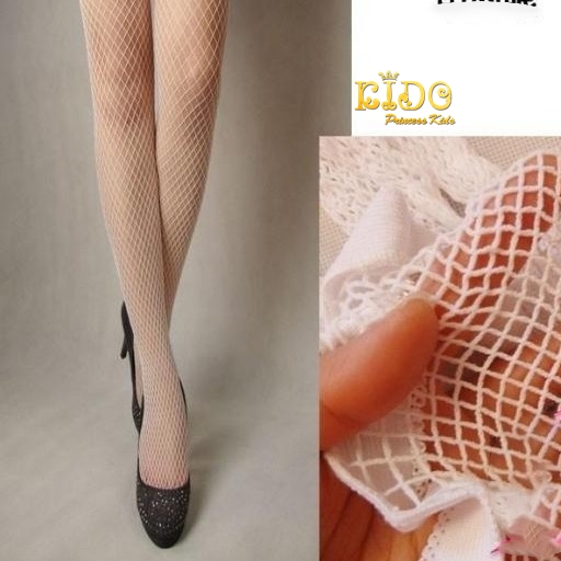 ถุงน่องเด็ก(หน้าร้านอยู่รัชดา)L202 สีขาว ถุงน่องตาข่าย