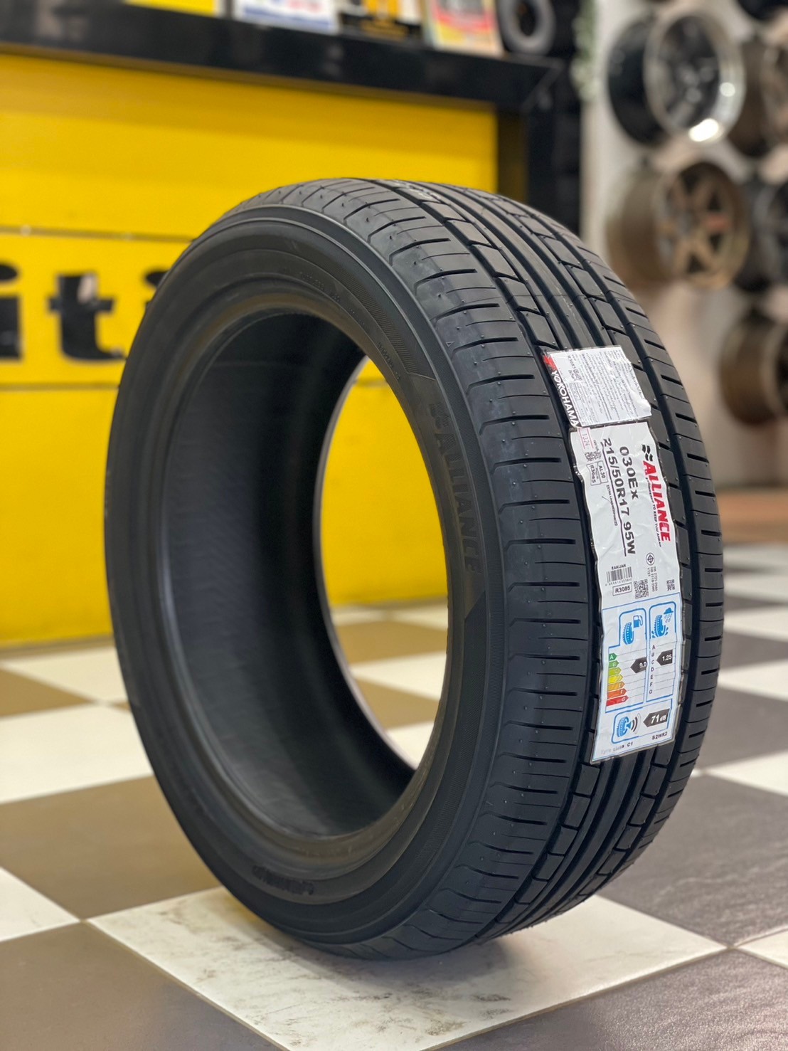 ยางใหม่ 215/50R17ALLIANCE 030Ex AL30 BY YOKOHAMA ยางใหม่ปี2024