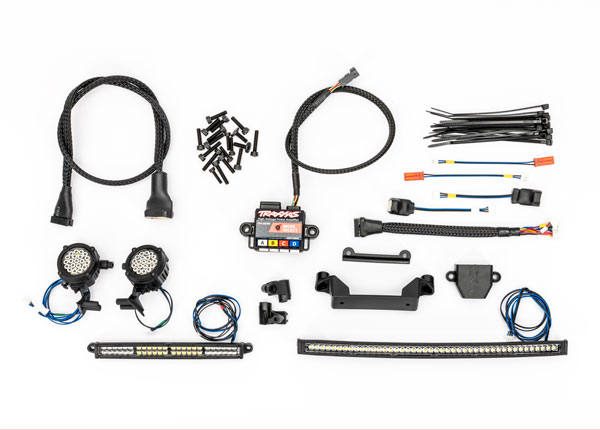 10996 Pro Scale® LED light set, Funco® Sand Car, complete (includes front light bar, rear light bar, side lights (left & right), and high-voltage power amplifier) [สำหรับ 1/5 FUNCO]