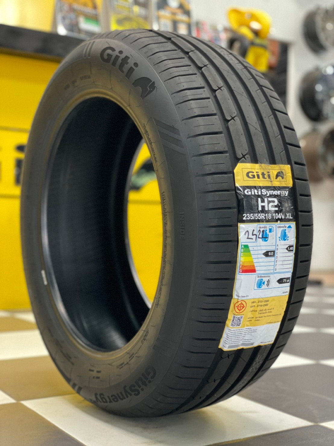 235/55R18 GITI Synergy H2 ยางสมรรถนะสูงคุณภาพดี ราคาโปรโมชั่นพิเศษ พร้อมติดตั้งฟรี