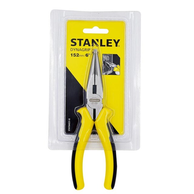 STANLAY คีมปากแหลม DYNAGRIP 6" รุ่น STHT84-031-8