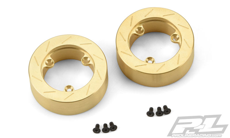 PRO-6292-01 Brass Brake Rotor Weights for Pro-Line 6 Lug Hex Adapter (6292-00)