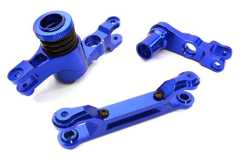 INT-C26944BLUE Billet Machined Steering Bell Crank Set for Traxxas X-Maxx 4X4