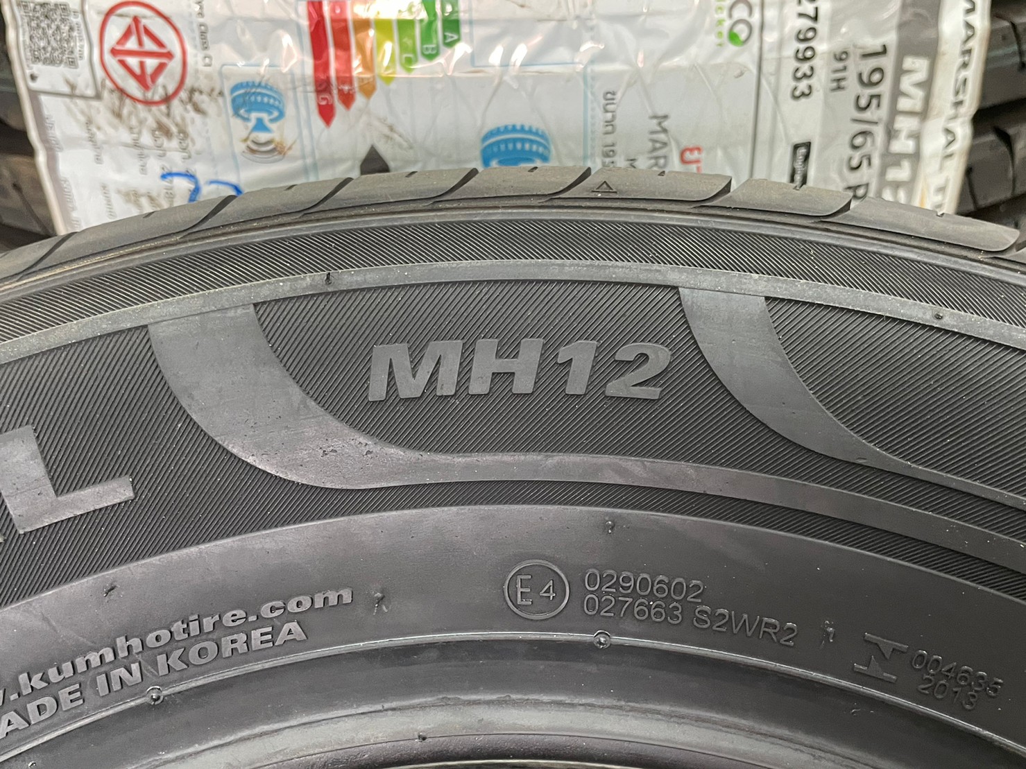 MARSHAL MH12 195/65R15 ยางใหม่ปี2022