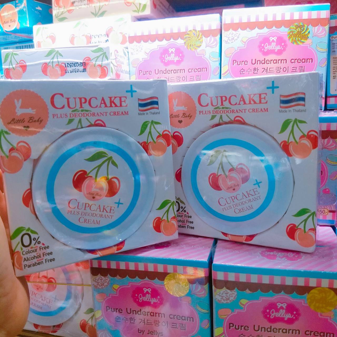 Cupcake plus deodorant cream
