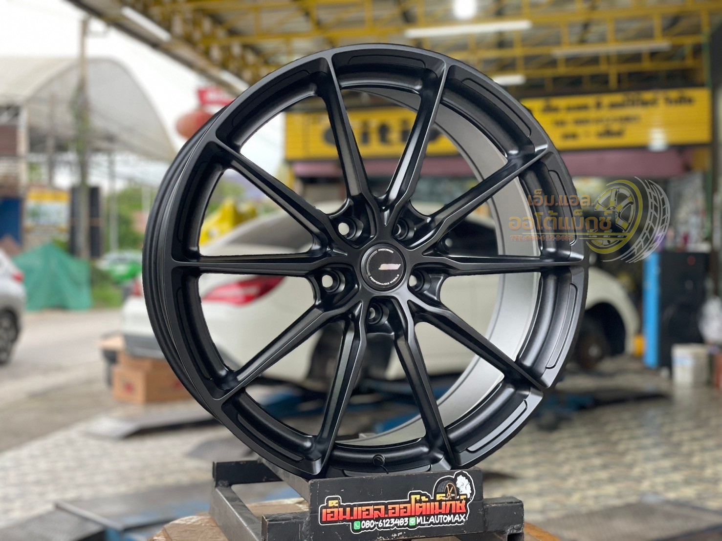 #ล้อแม็กซ์ใหม่ขอบ20 #SSW38 20x8.5 ET35 5x120 สีดำด้าน สวยลงตัว ก้านสวยคมทุกมิติ