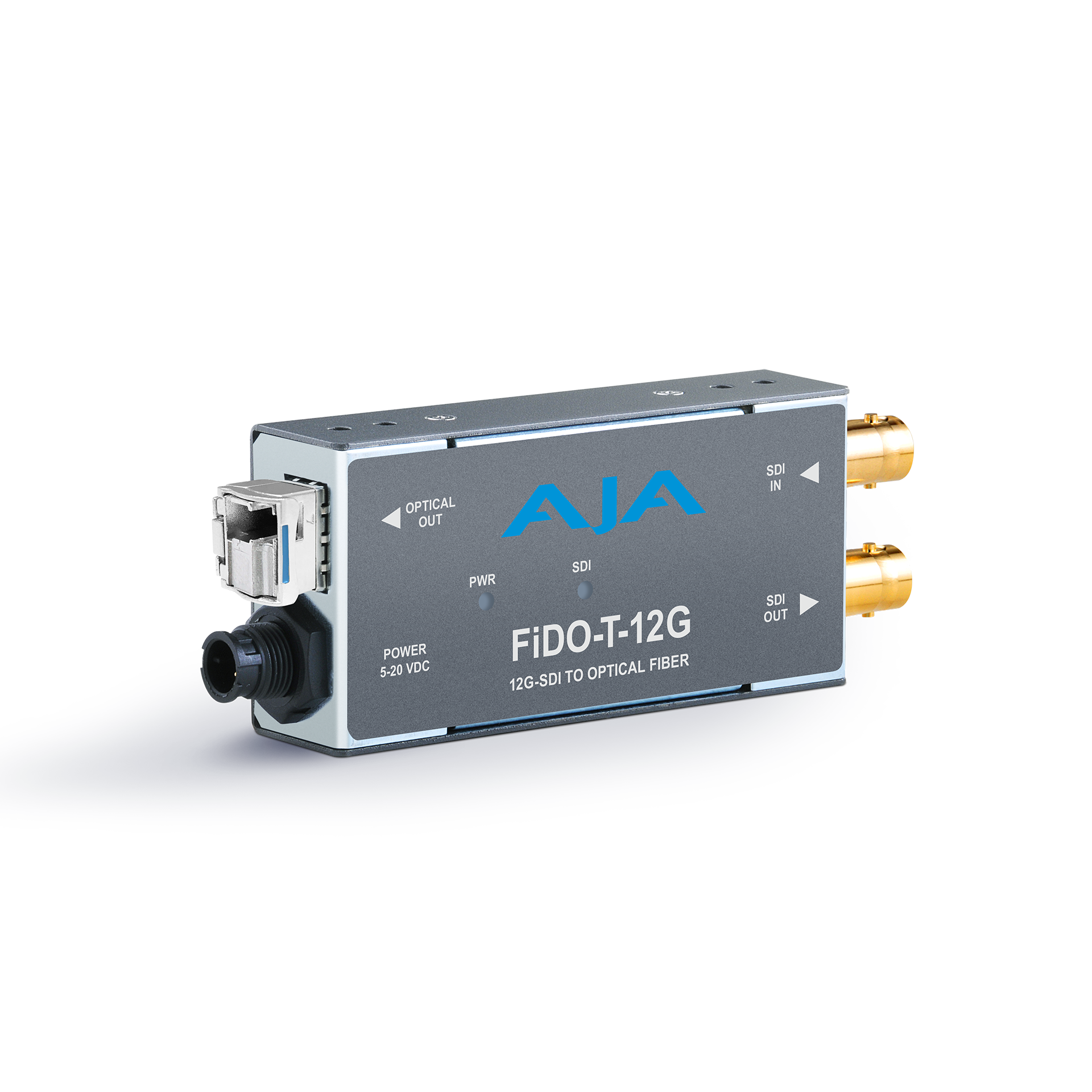 FiDO-TR-12G 1-Channel 12G-SDI/LC Single-Mode LC Fiber Transceiver