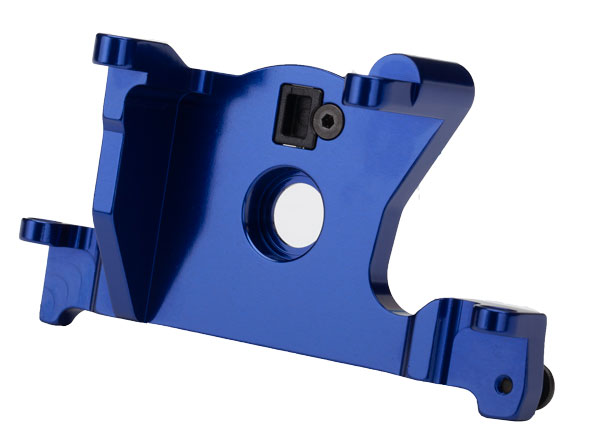 7460R Motor mount, 6061-T6 aluminum (blue-anodized)